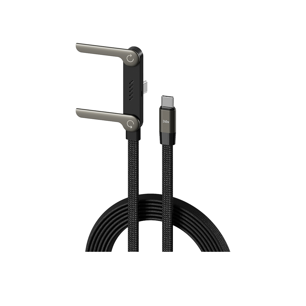 Invisible Holder Charger Cable with Stand -  Super Fast Charging 240W