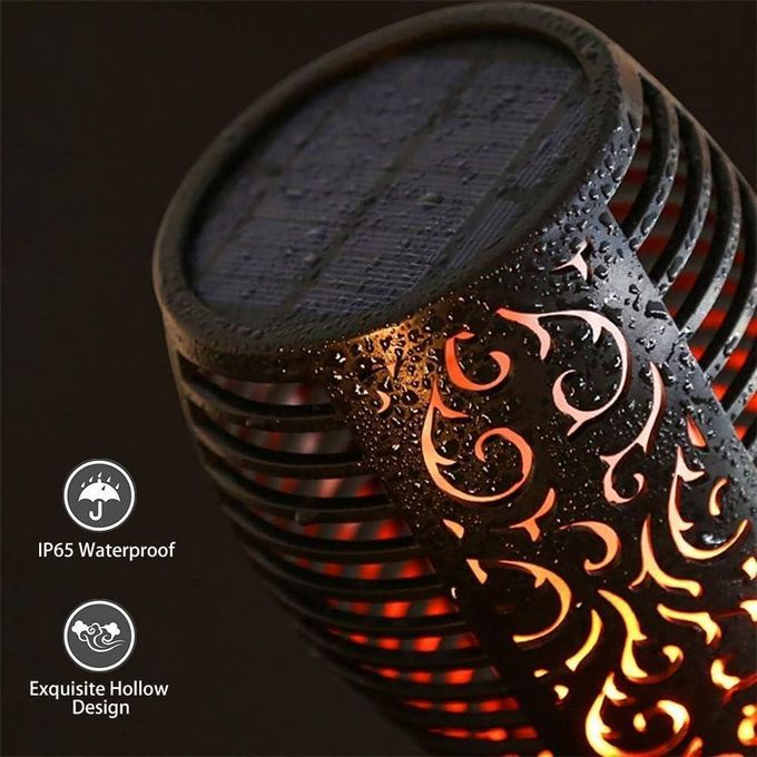 إضاءه الحديقه الشتويه تعمل بالطاقه الشمسيه Flame